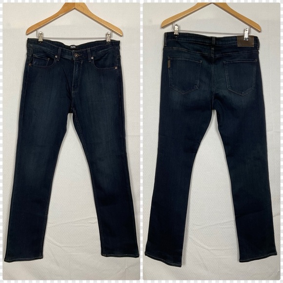 PAIGE Other - PAIGE Federal “Cellar” Dark Blue Luxury Jeans Mens 34 x 31 NWOT Straight Leg